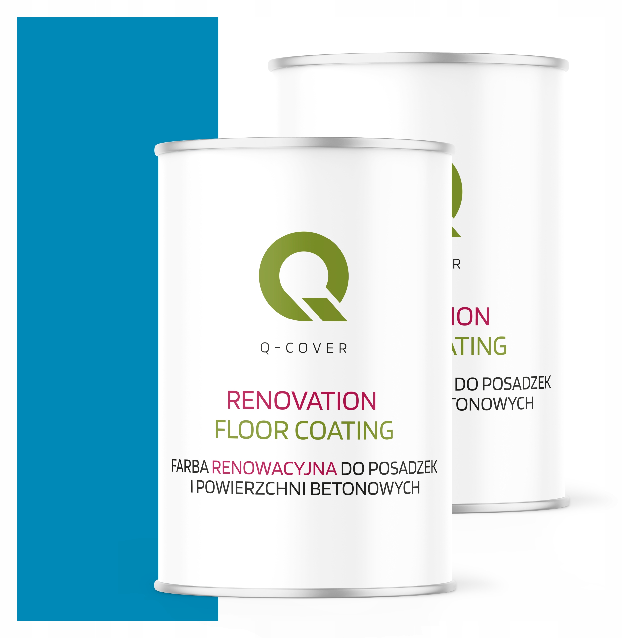 Ochranná farba na podlahy Renovačná modrá Svetlá 5012 Lesk 1L