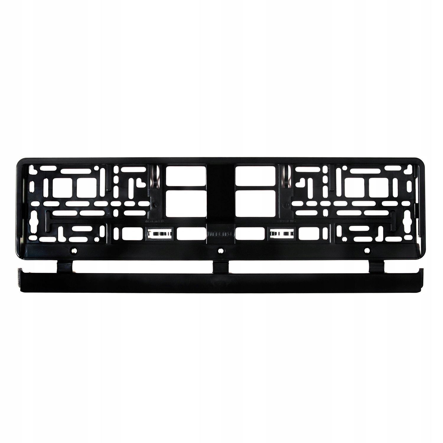 RAMKA RAMKI CZARNA POD TABLICE REJESTRACYJNE