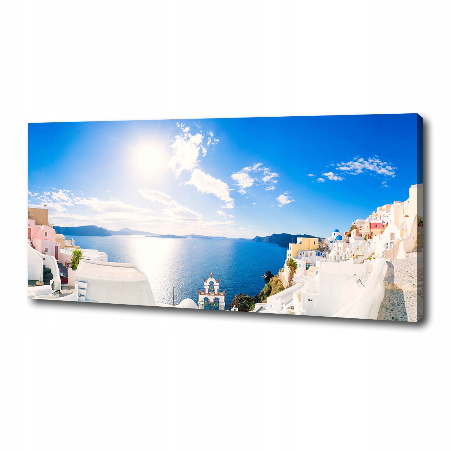 

Foto obraz na płótnie Santorini Grecja 125x50 cm