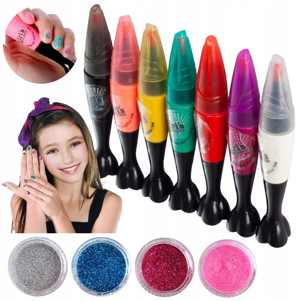 Nagų dailės manikiūro kosmetikos rinkinys mergaitėms NS džiovintuvas mergaitėms