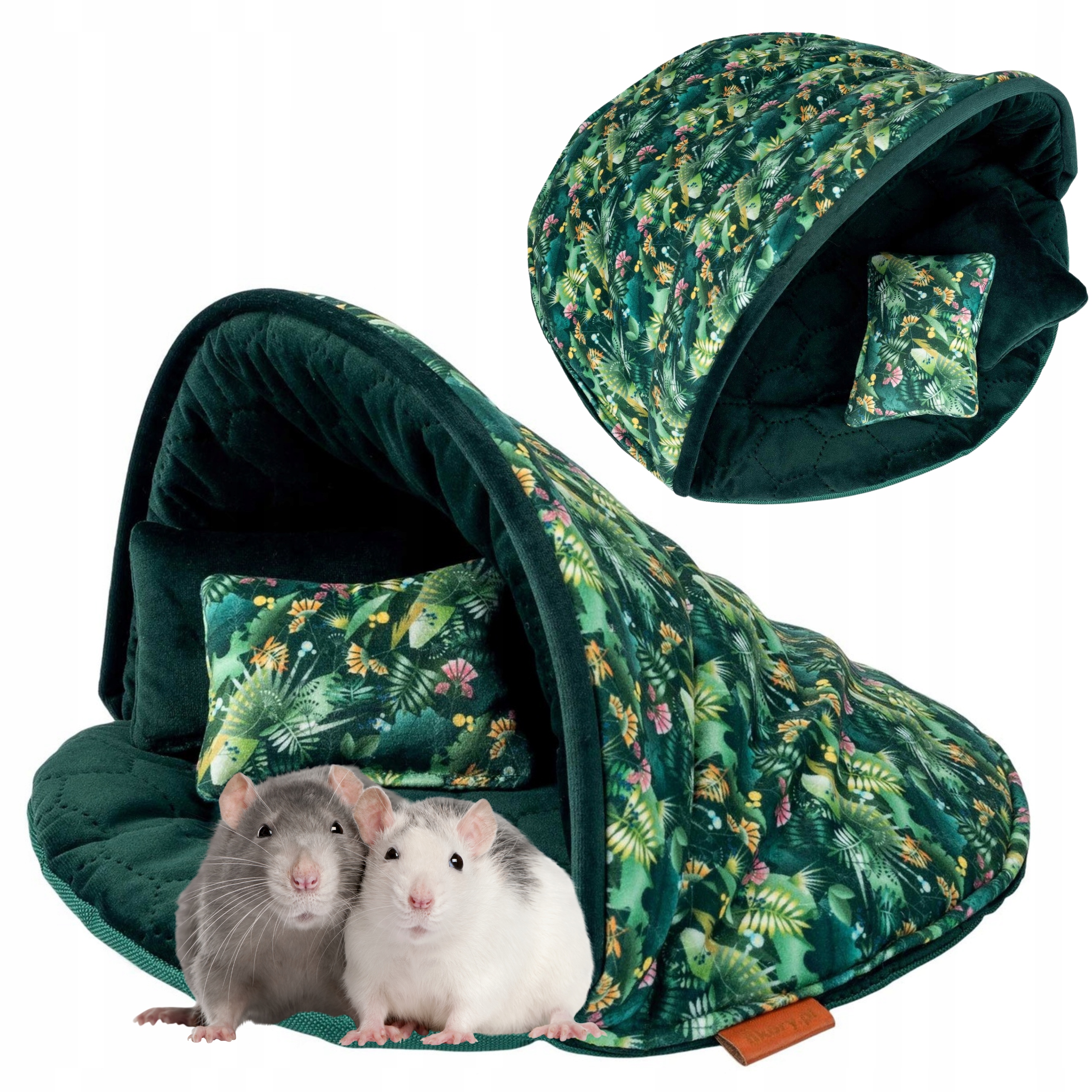 Domeček Pelíšek Velký Potah Mušle pro Hlodavce Králíka Morče 40x25cm