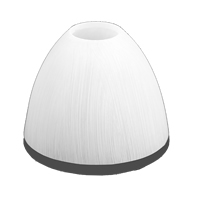 

Klosz szklany biały do lamp, żyrandoli, klosz E27