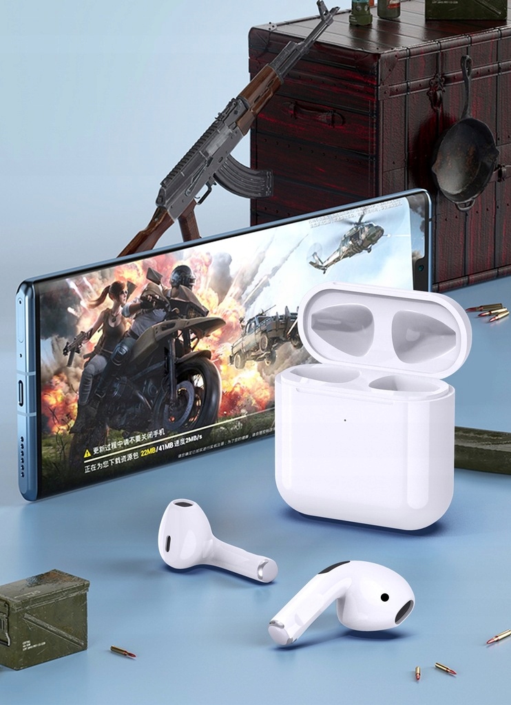 Słuchawki bezprzewodowe TWS i500 do iOS Android Marka R2Invest