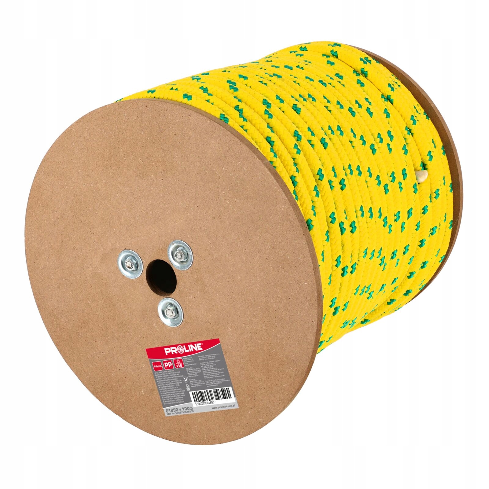 Pletená Polypropylénová Šnúra 8 MM X 1 M (cievka 300 M) Proline