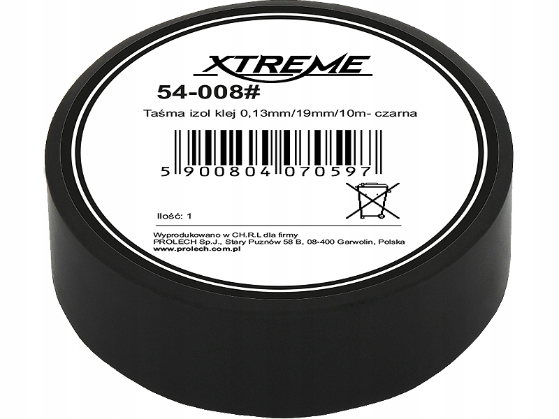 Taśma z Pcv/pvc Xtreme 19 mm x 10 m 10 sztuk