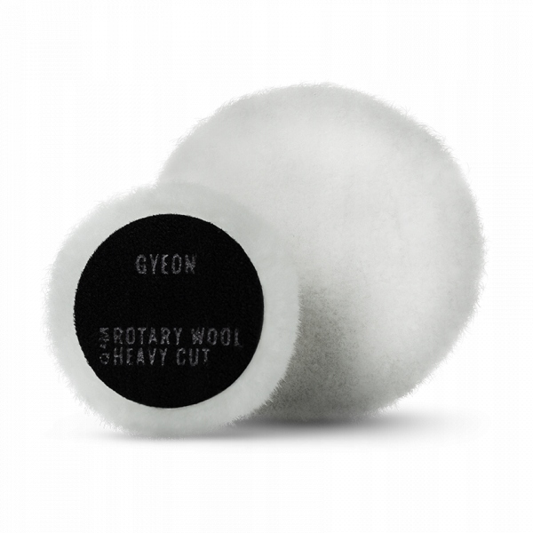 Gyeon Q2M Rotary Wool Heavy Cut 80 MM 2-PACK Velmi Agresivní Lešticí Podložka
