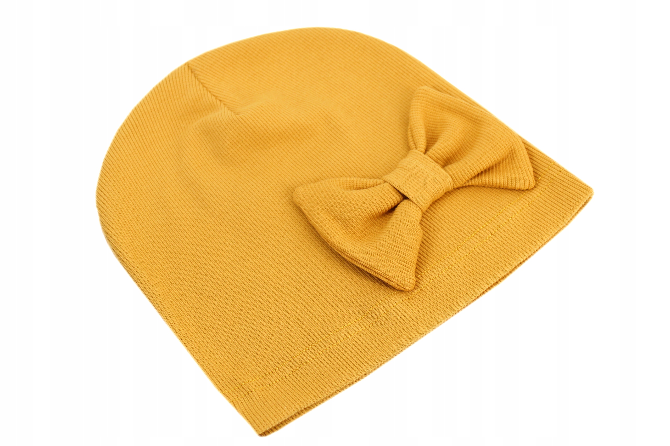CZAPKA DZIECIĘCA JEDNOWARSTWOWA WIOSENNA Z KOKARDĄ Rodzaj beanie