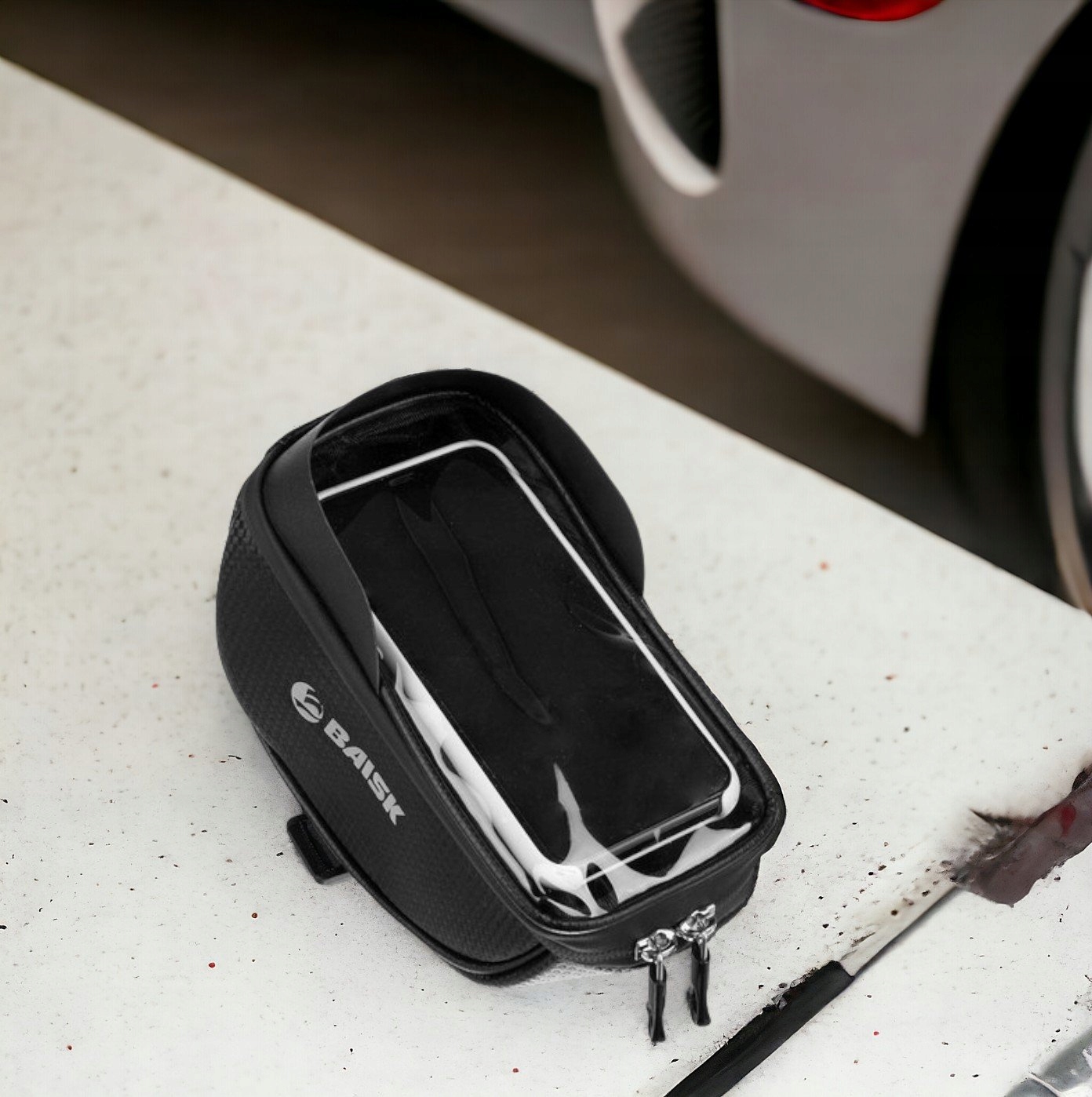 SAKWA NA ROWER WODOODPORNA NA TELEFON ETUI TORBA Waga 130 g