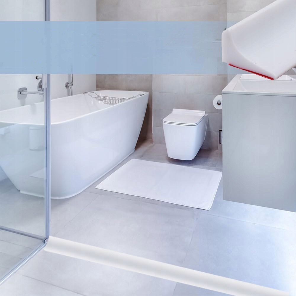 2m Samoprzylepna listwa zatrzymująca wodę do wanny, listwa wykończeniowa Kod producenta Taśma zatrzymująca wodę