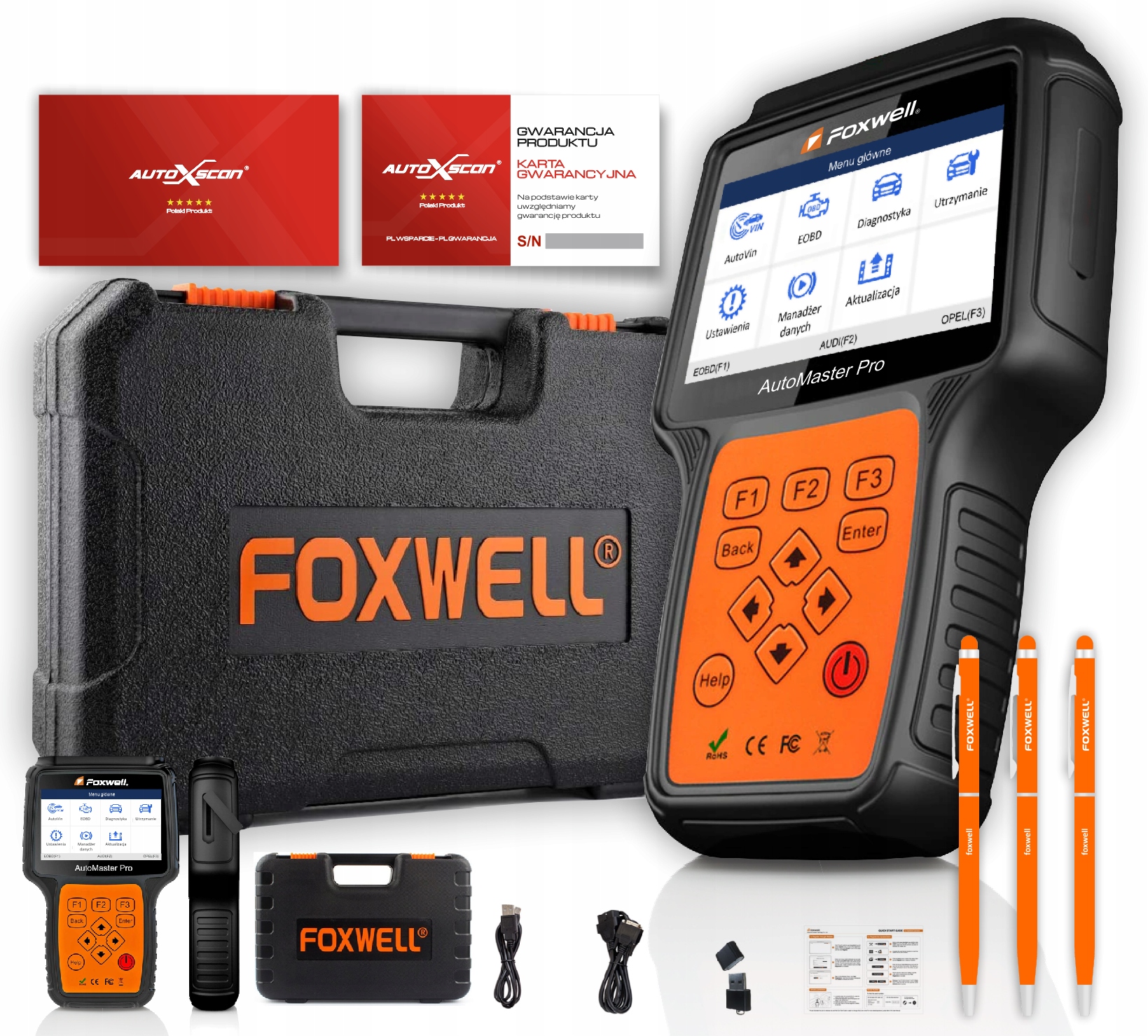 

Tester Diagnostyczny Foxwell NT680 Pro J Polski