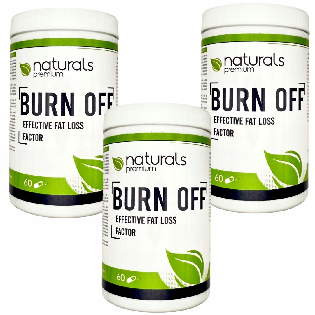 Naturals Premium Burn Off 60 kapslí spalovač tuků termogenik redukce Top