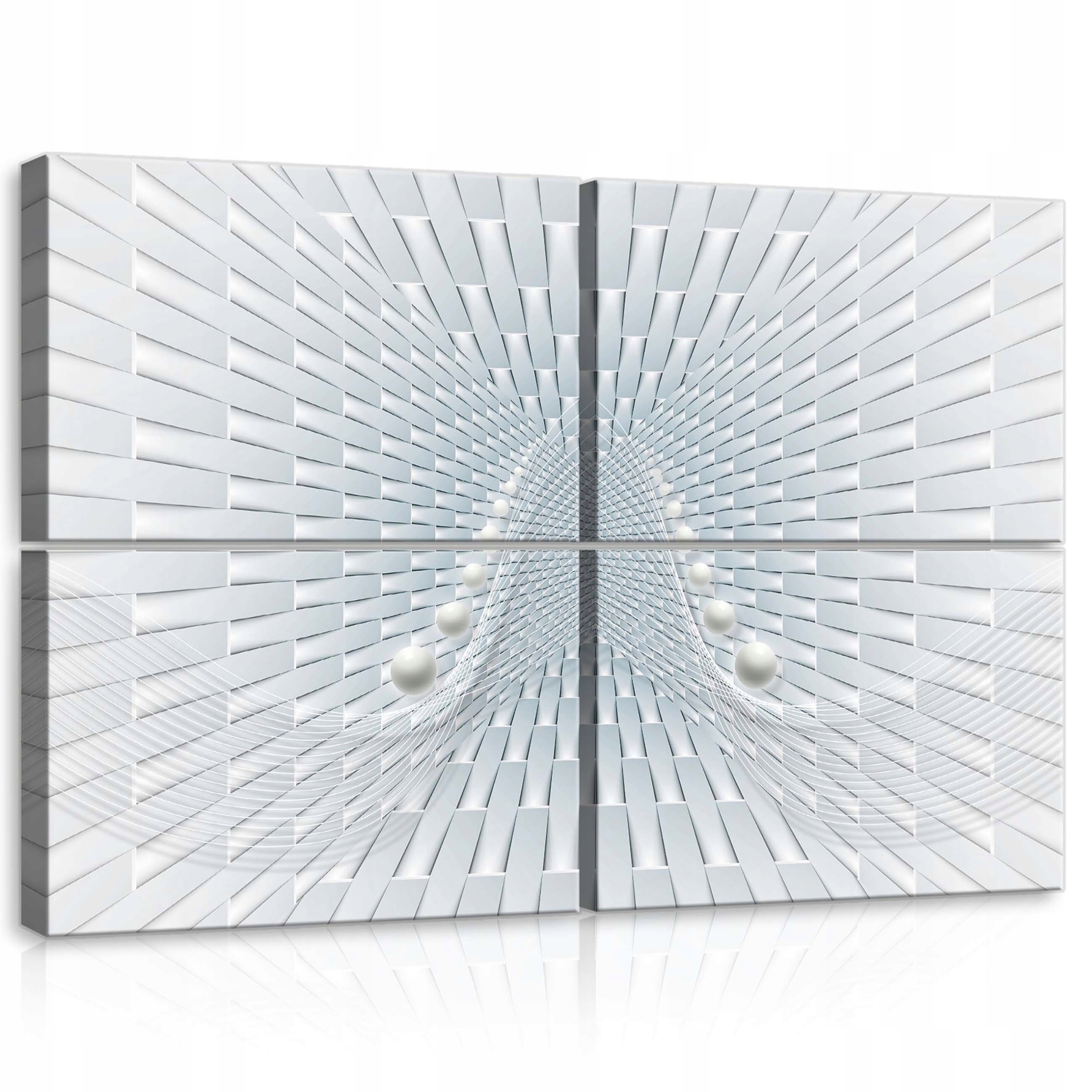 Obraz 120x80 Geometrická abstrakcia futuristický tunel 3D minimalizmus