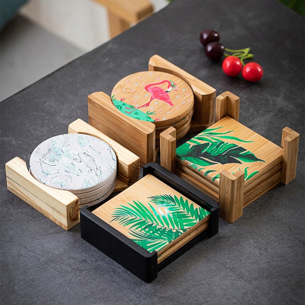 Coaster Holder Mat Storage Rack Cup Mat Case Drink Kod producenta 1256941542751