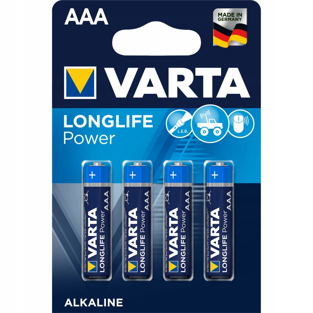 

4x Varta Longlife Power LR03 High Energy Alkaline