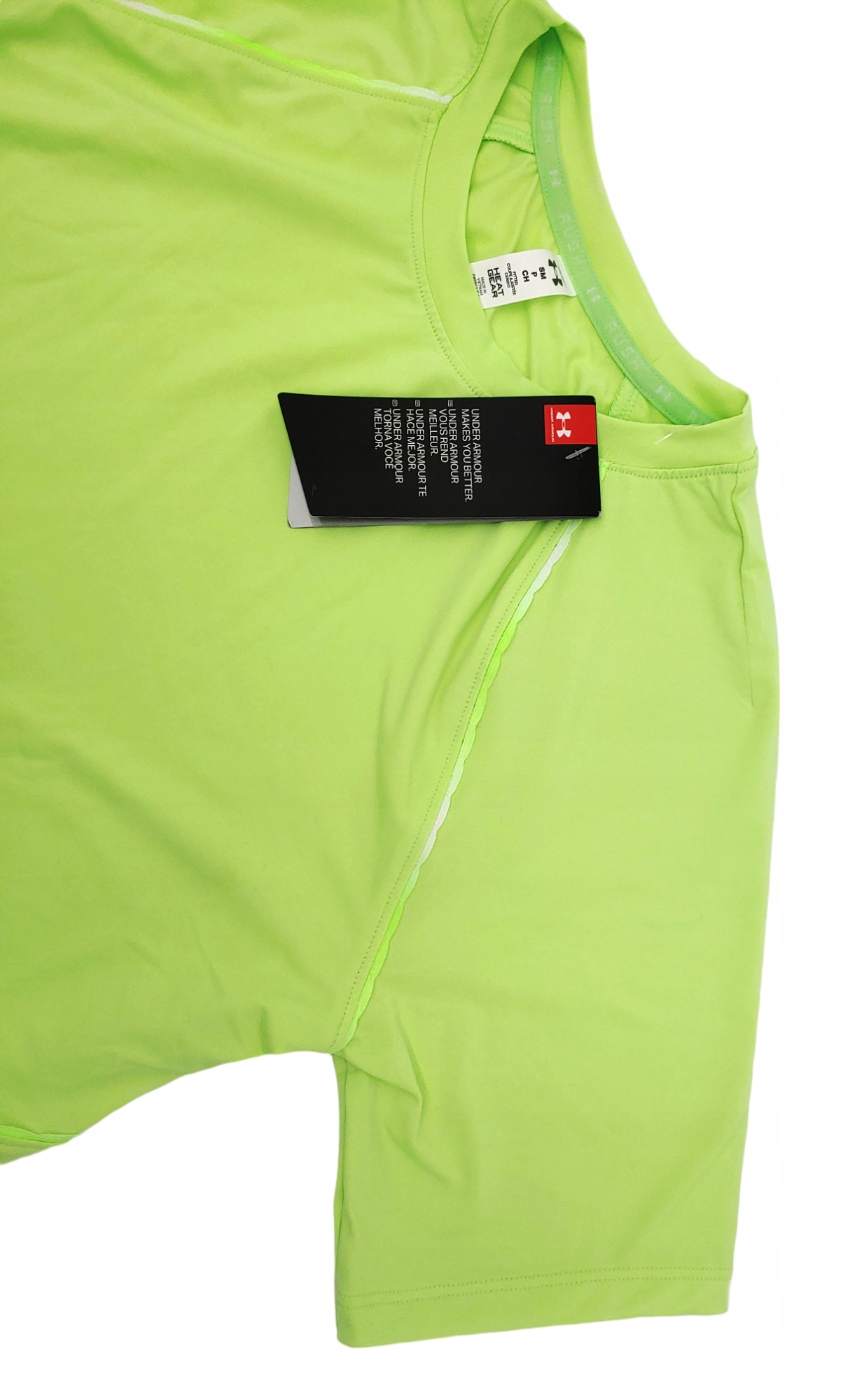 Under Armour Koszulka Fitted HeatGear Rush Scallop SS 1360852162 SM Kolekcja Fitted HeatGear Rush Scallop