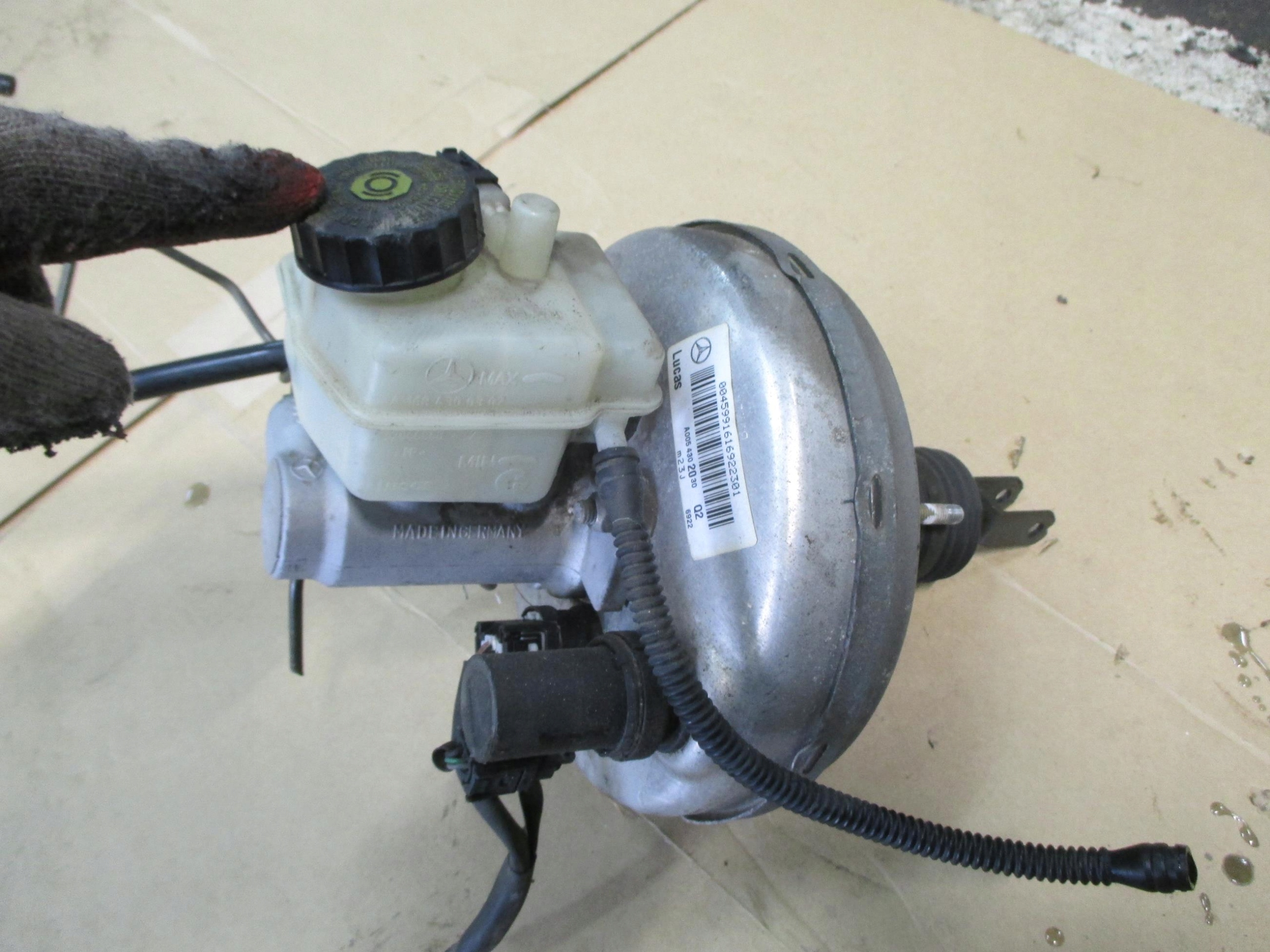 MERCEDES A W168 POMPA HAMULCOWA SERVO 0054302030