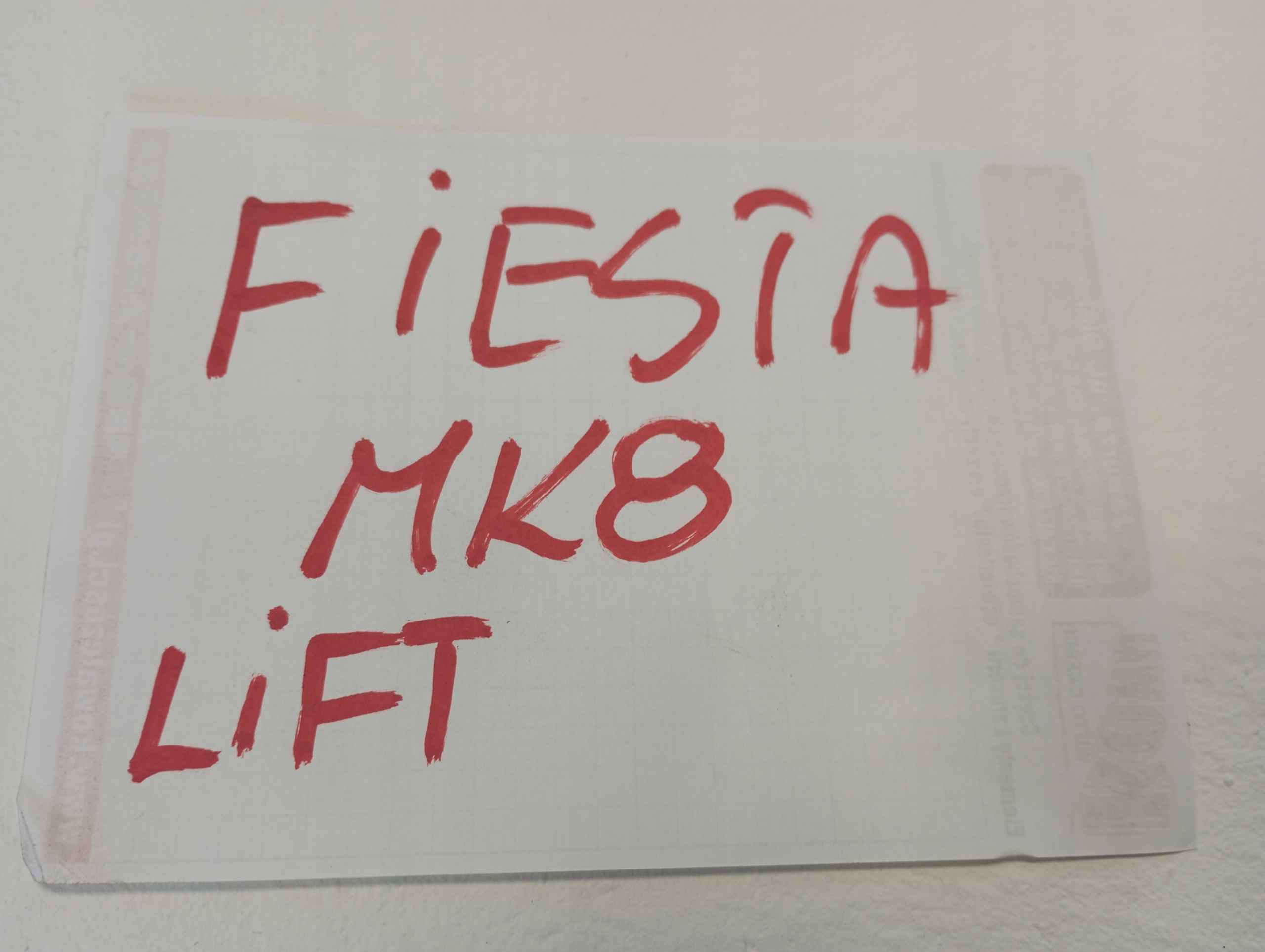 light FORD FIESTA MK8 LIFT H1BB-13W030-CD left front