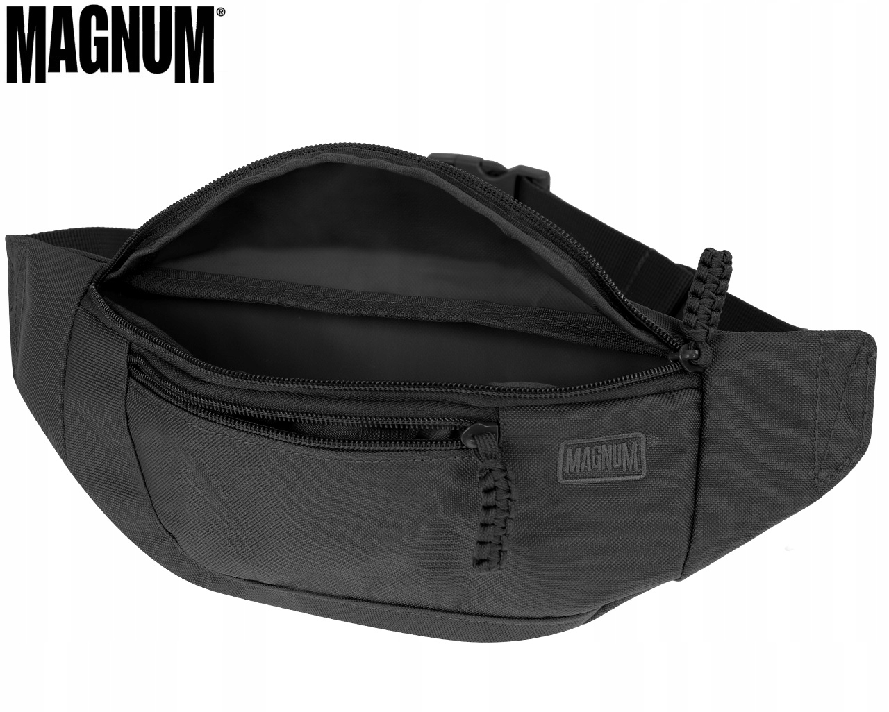 NERKA MAGNUM SORBELT TORBA BIODROWA SASZETKA NA PAS TURYSTYCZNA CZARNA Liczba komór 1