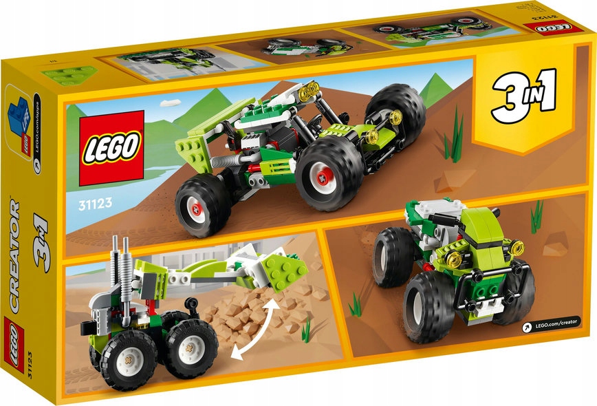 LEGO 31123 CREATOR 3 W 1 ŁAZIK TERENOWY EAN (GTIN) 5702017117577