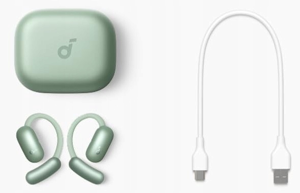 Słuchawki bezprzewodowe Soundcore AeroFit 2 Zielone Bt 5.4 Hi-Res Ldac