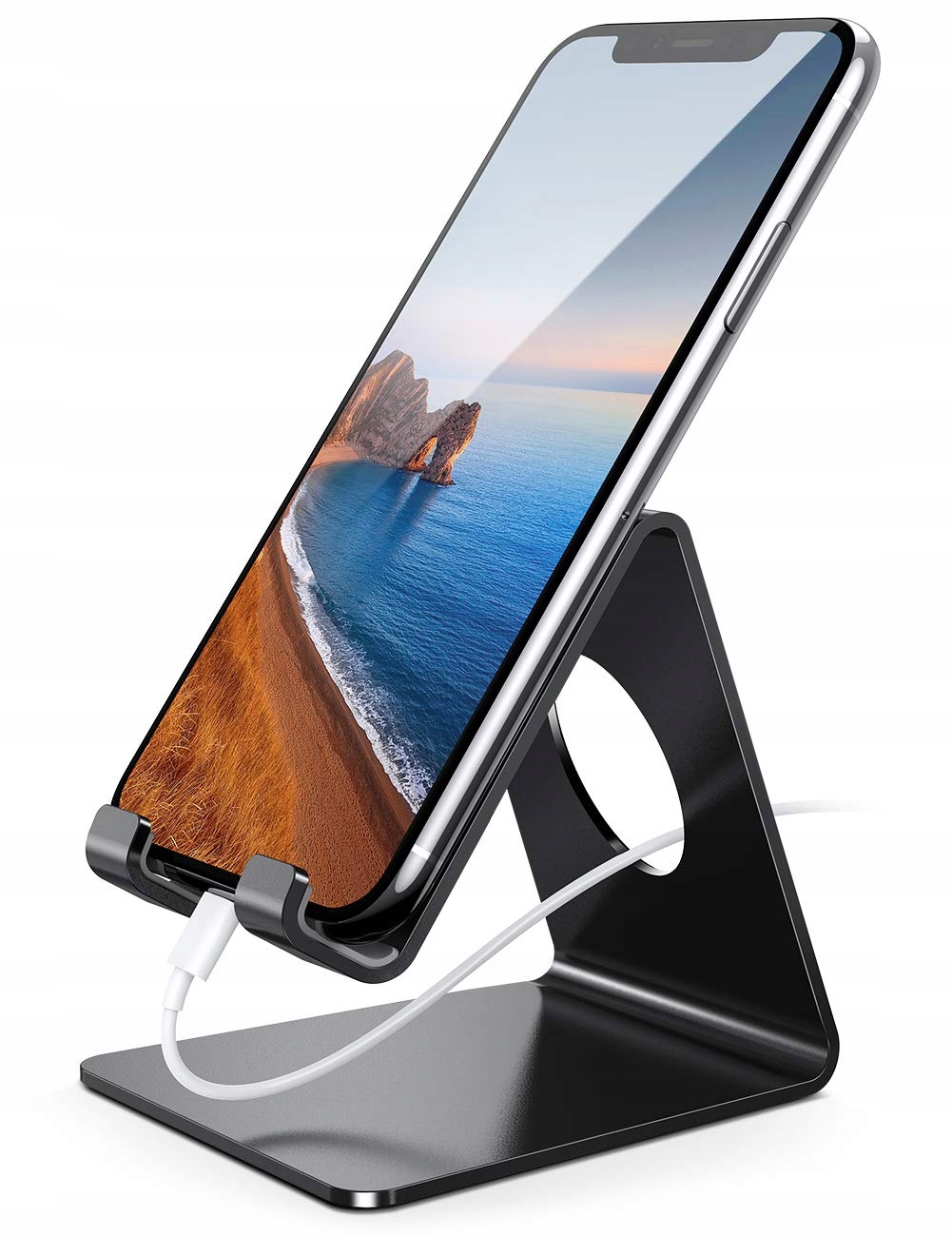 Lamicall Stojak Na Telefon Podstawka Uchwyt iPhone Czarny — miniatura 2