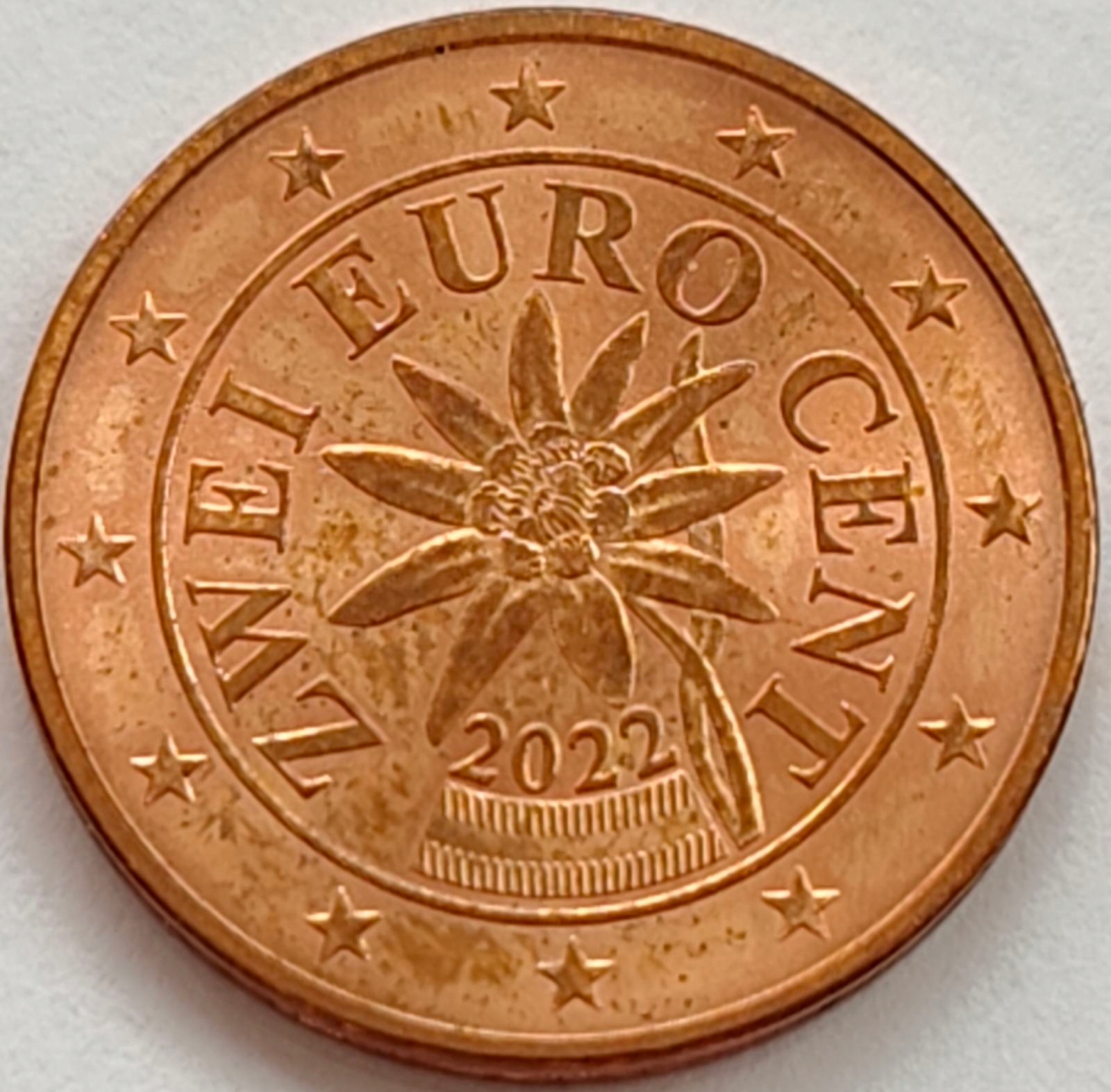 4222 - Austria 2 eurocenty, 2022