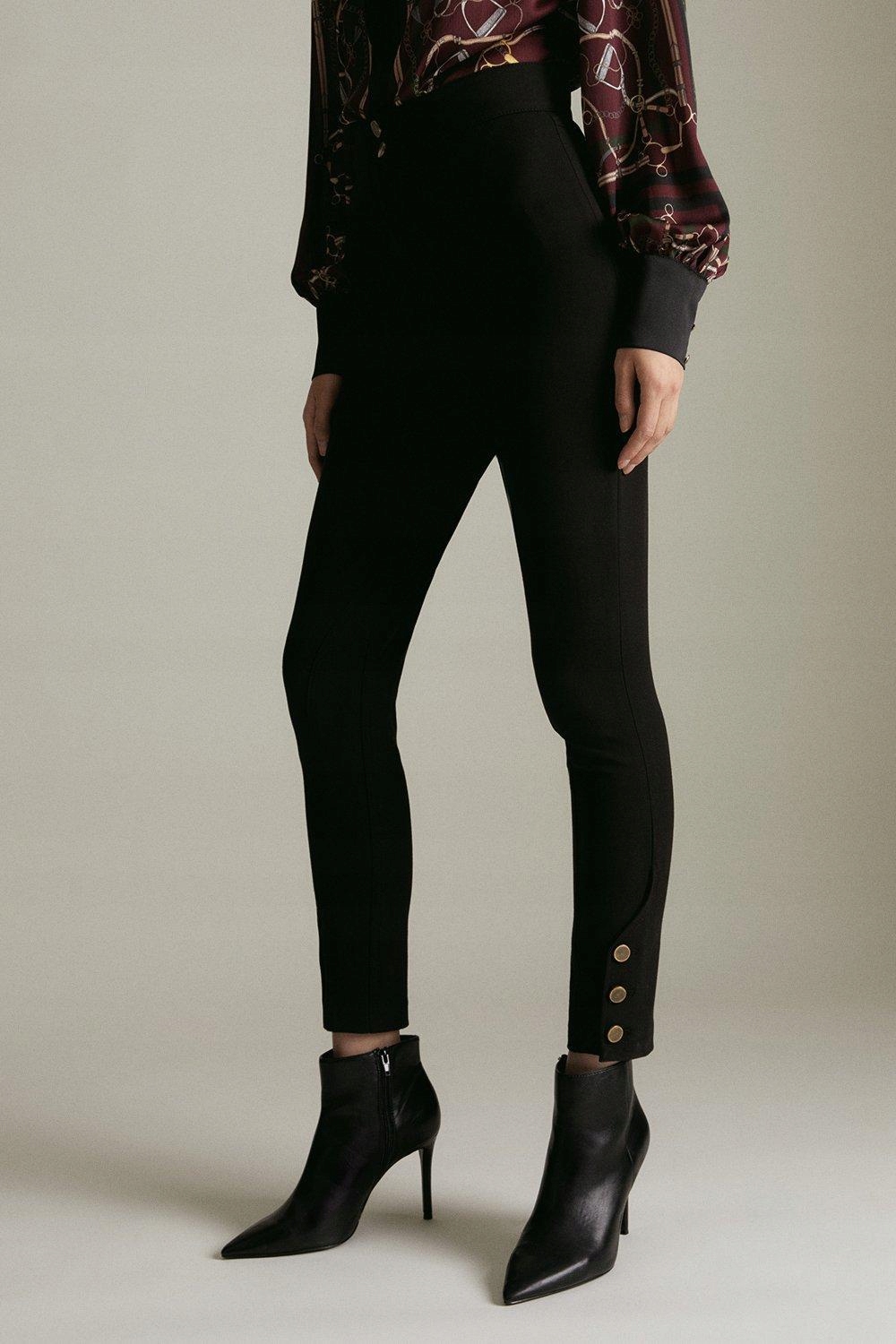 FC26220 Karen Millen Kalhoty S Vysokým Pasem (16) M