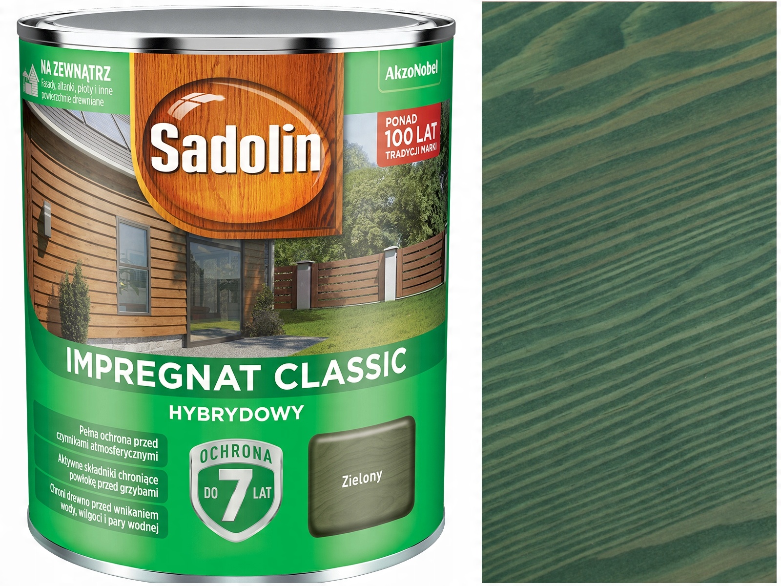 

Sadolin Classic Hybrydowy Zielony 2,5L