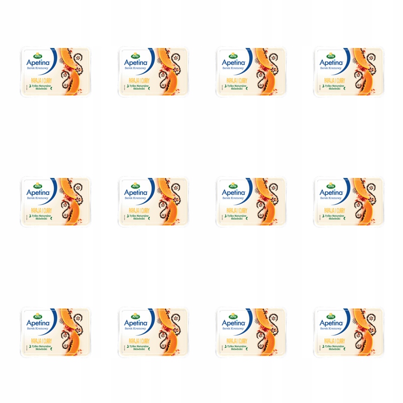 Apetina Krémový sýr Papája a kari 125 g X12