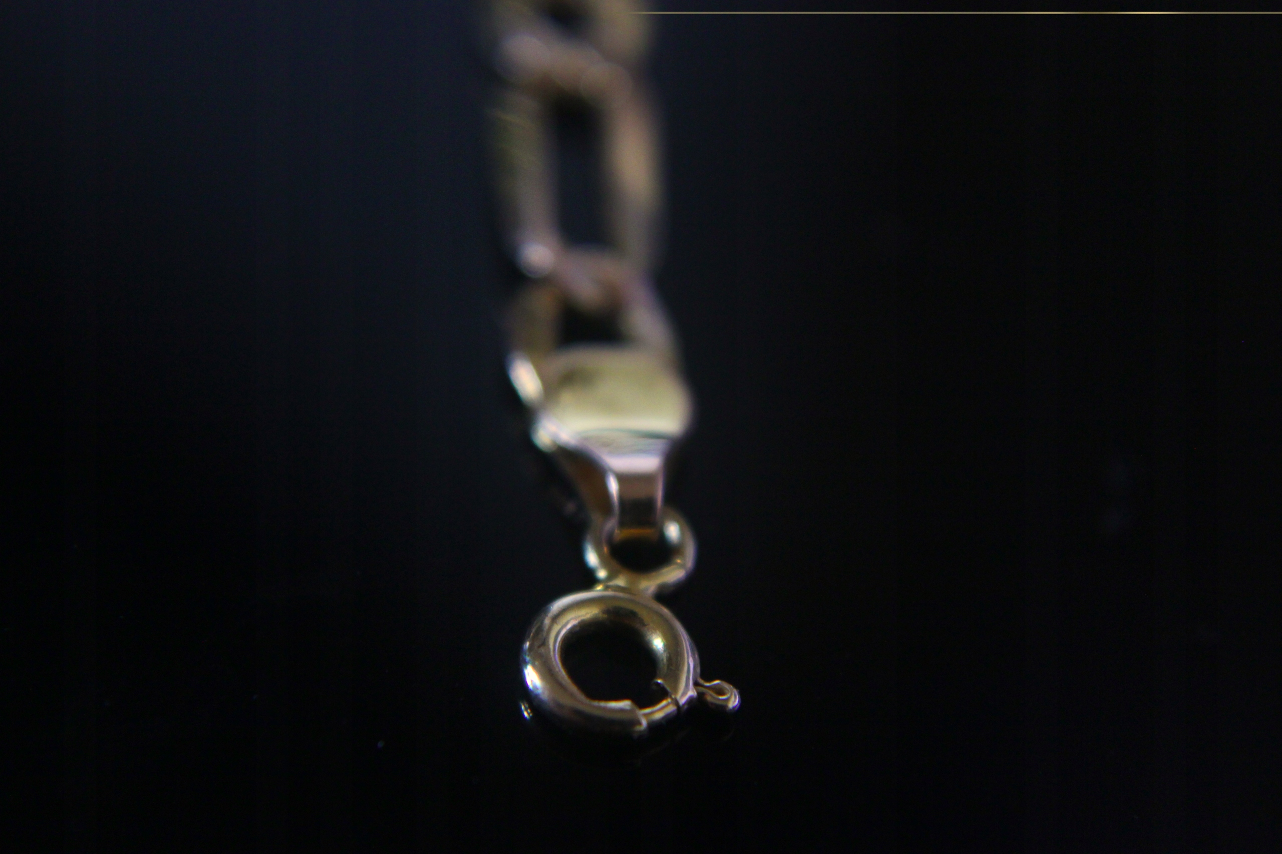 Złoty łańcuszek Próba 585 / 50,5cm Marka Inna marka