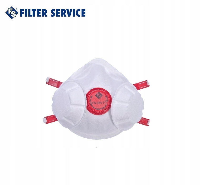 Maska Półmaska Na Pyły Radioaktywne FFP3 FS-33V RD Rodzaj przeciwpyłowa