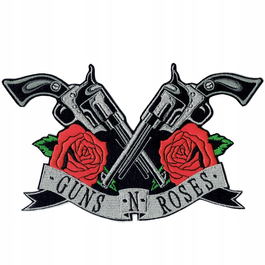 GUNS N' ROSES aplikacja naszywka 19x11,5cm termofolia