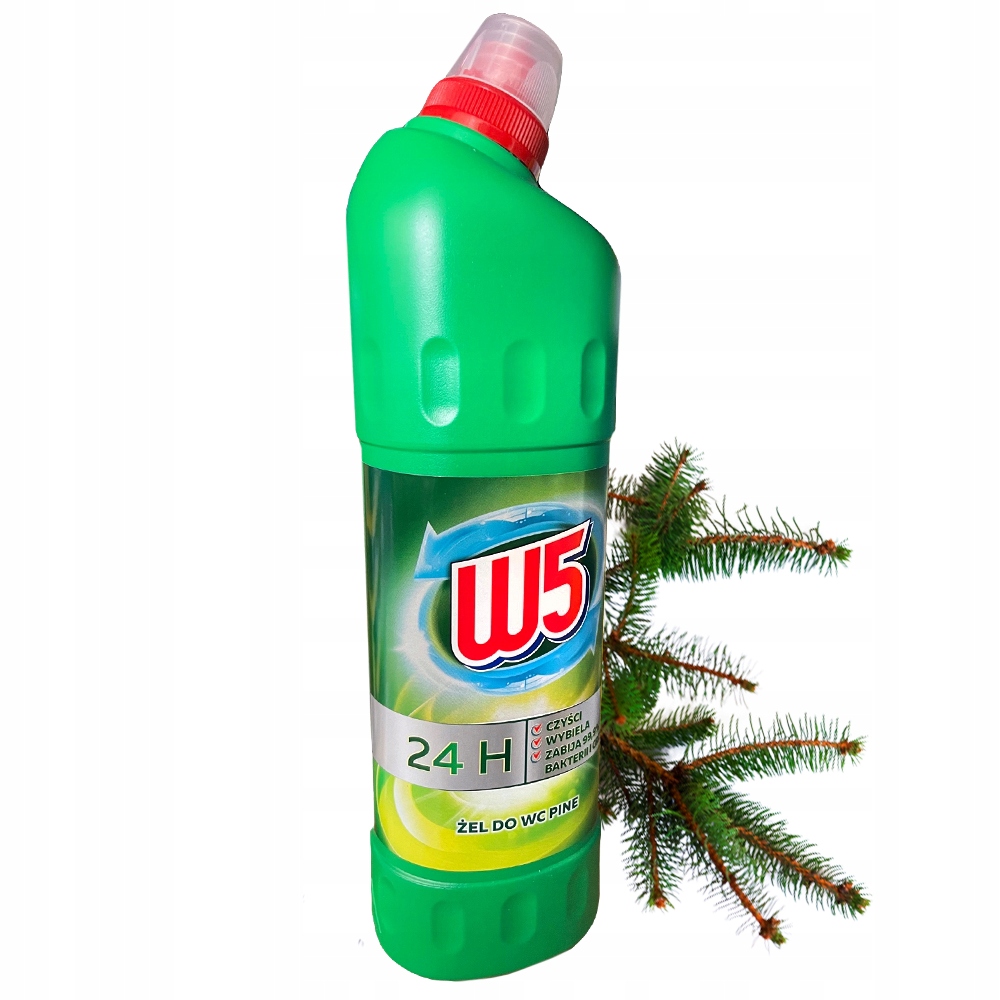 

Płyn Żel Do Wc W5 Zielony Toalet Sosnowy 1L