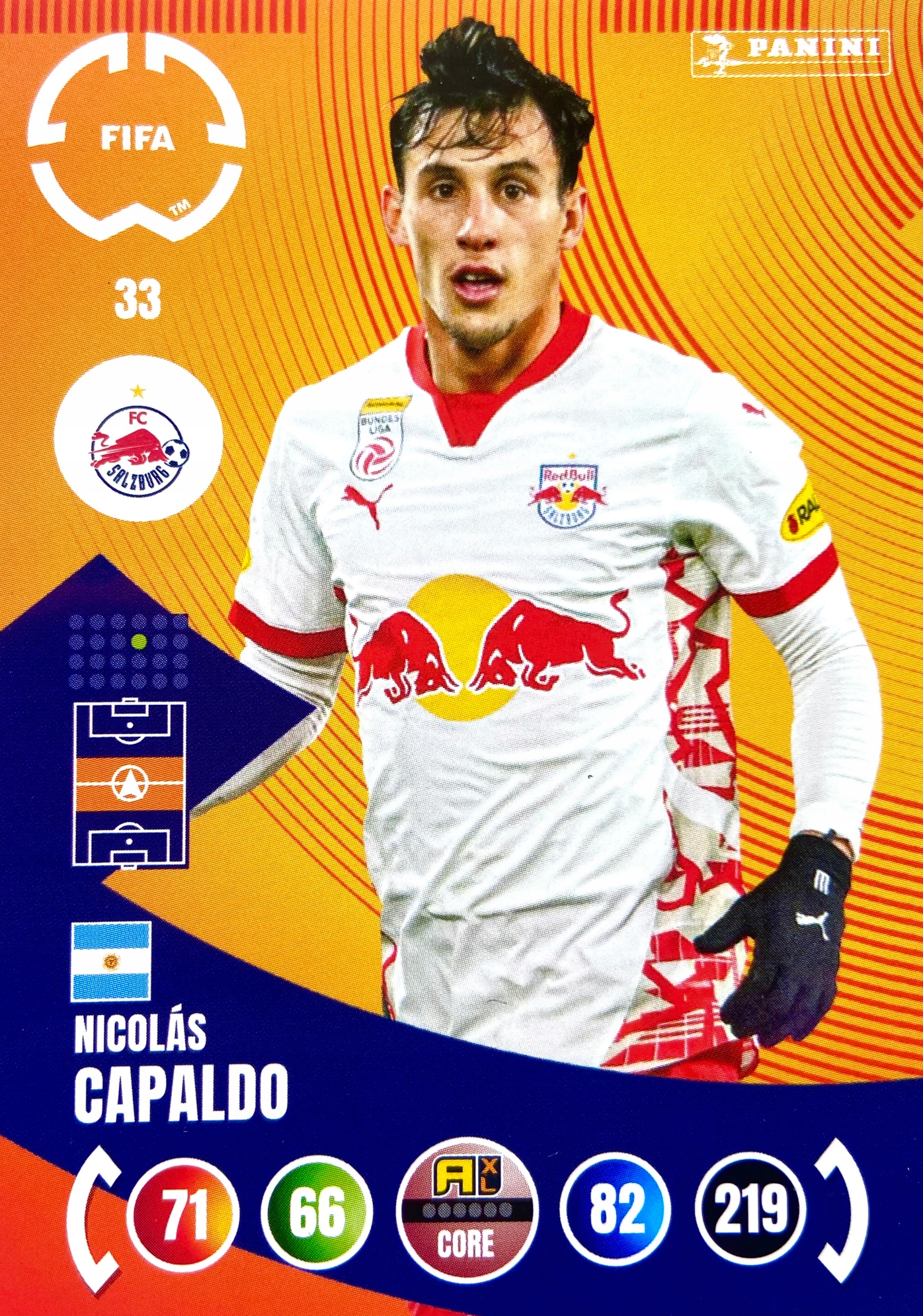 Fifa Club World Cup 2025 Team Mate Base 33 Nicolas Capaldo Fc Rb Salzburg