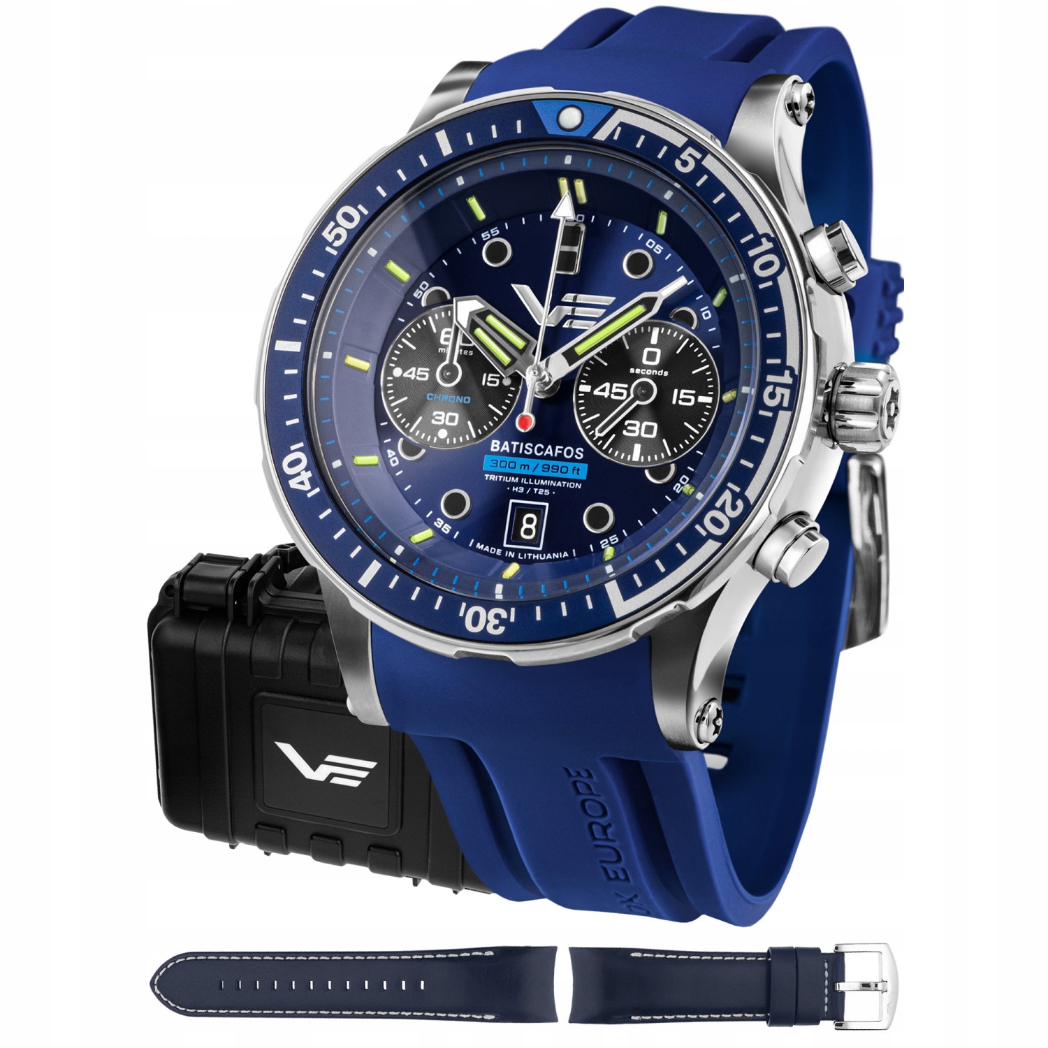 Pánské Hodinky Vostok Europe 6S21-511A772S s modrým páskem