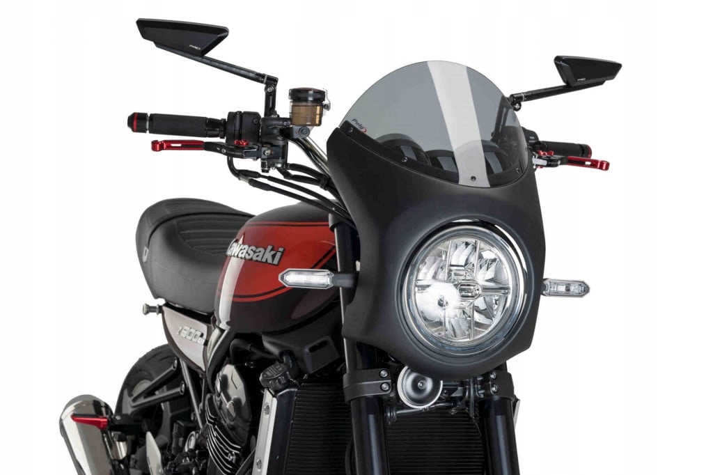 Plexi štít Puig Semi-fairing 9595H matná čierna dymová 9595H