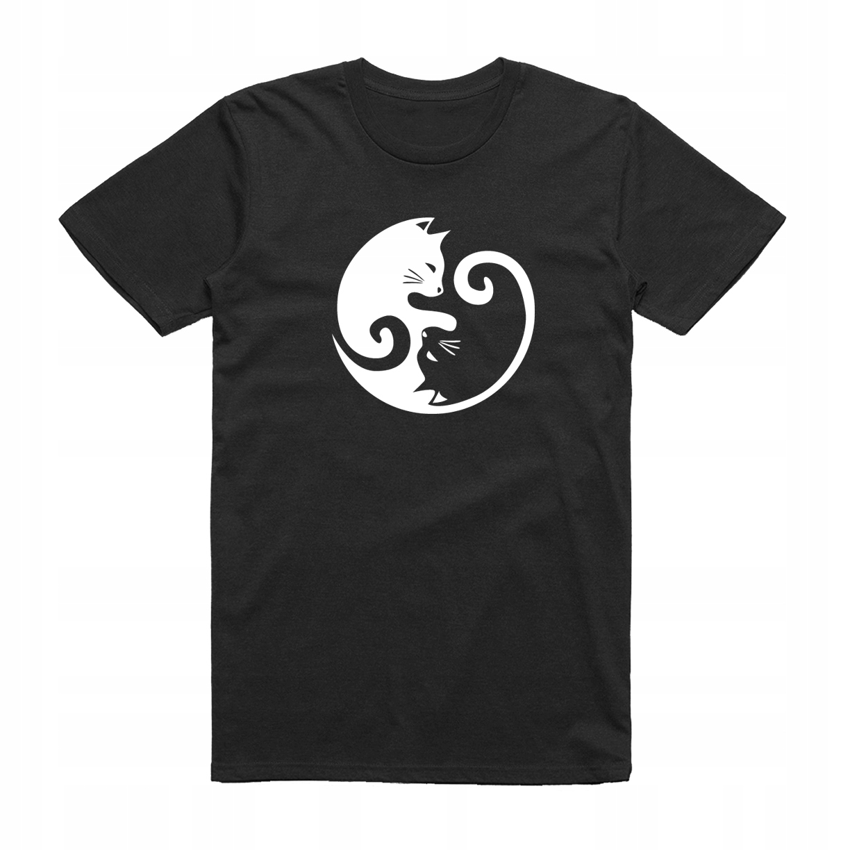 

XL - Koszulka T-shirt Kot Koci Jing-jang Śmieszna