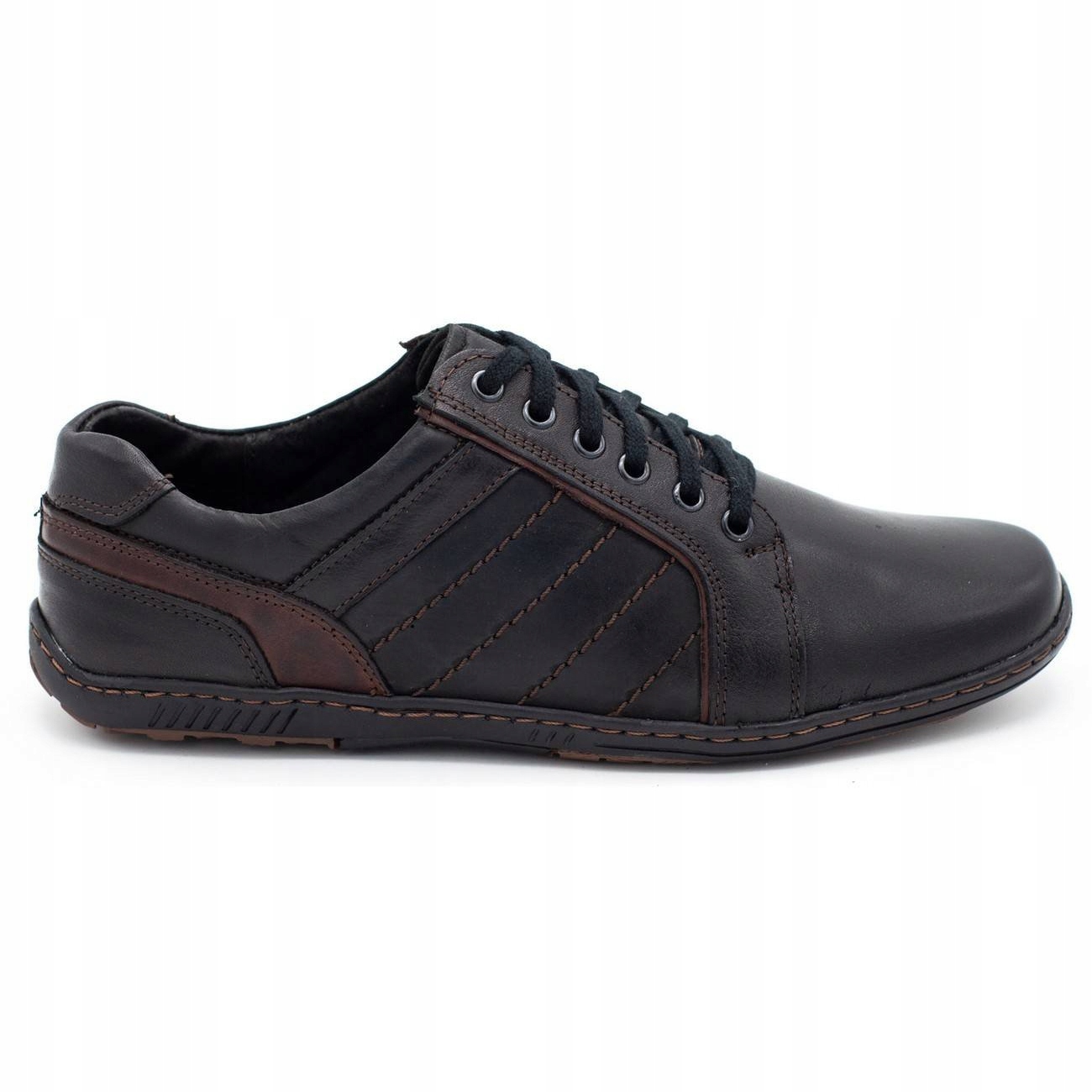 

Czarne Skóra naturalna Buty Mario Pala r.49