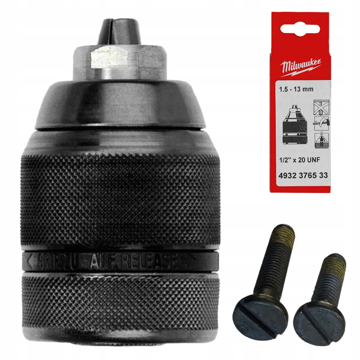 Uchwyt wiertarski samozaciskowy 1/2" x 20 Milwaukee 4932376533