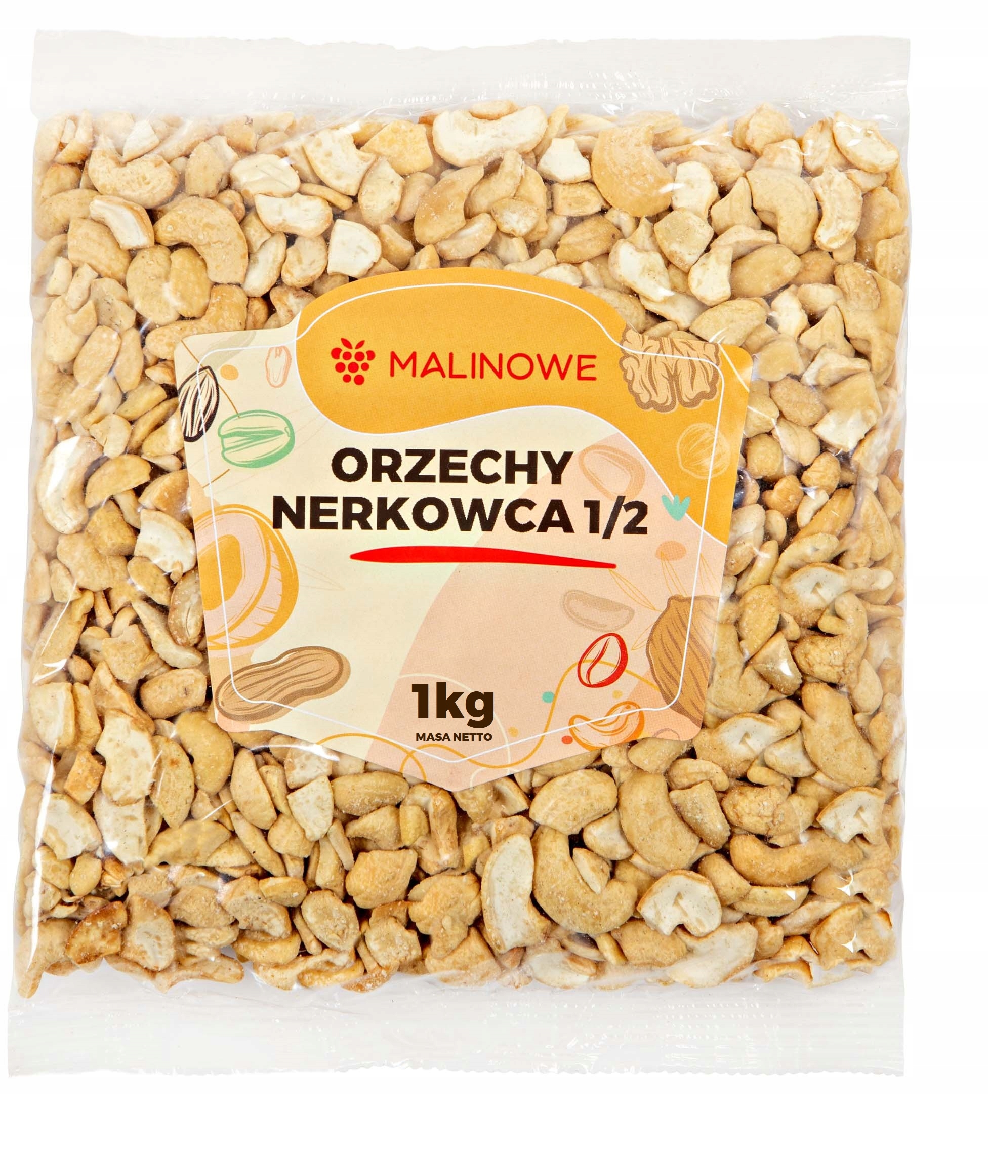 ORZECHY NERKOWCA POŁÓWKI 1kg NERKOWCE DOSKONAŁE JAKOŚĆ PREMIUM
