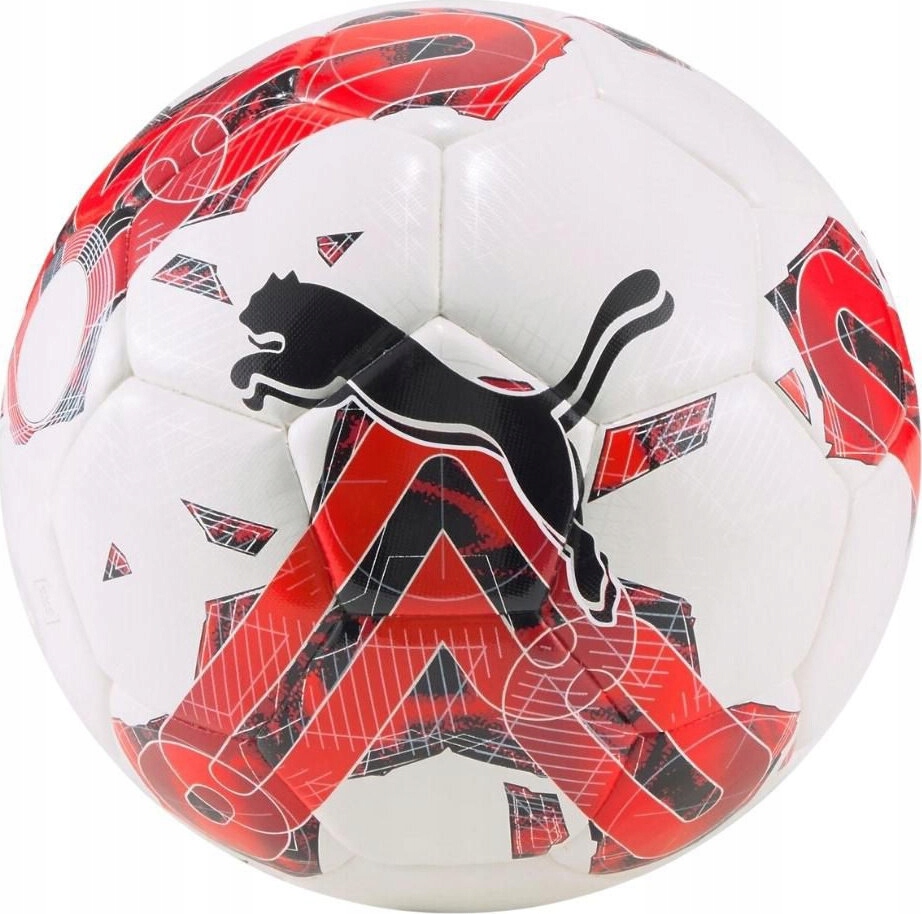 Fotbal Puma Orbita 5 Hybrid Bílo-červená 83783 02 r 5