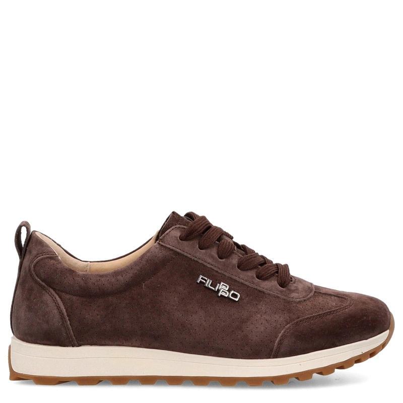 Dámské kožené tenisky Filippo DP7557/26 Hnědé 37