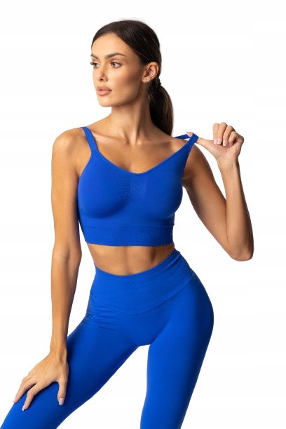 Spaio Biustonosz damski Fitness Flex niebieski S