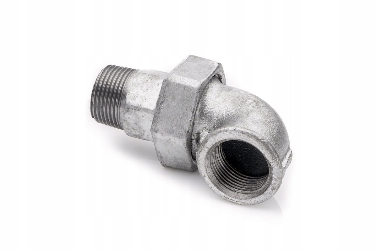 

Śrubunek kątowy ocynkowany nyplowy 3/4 cala