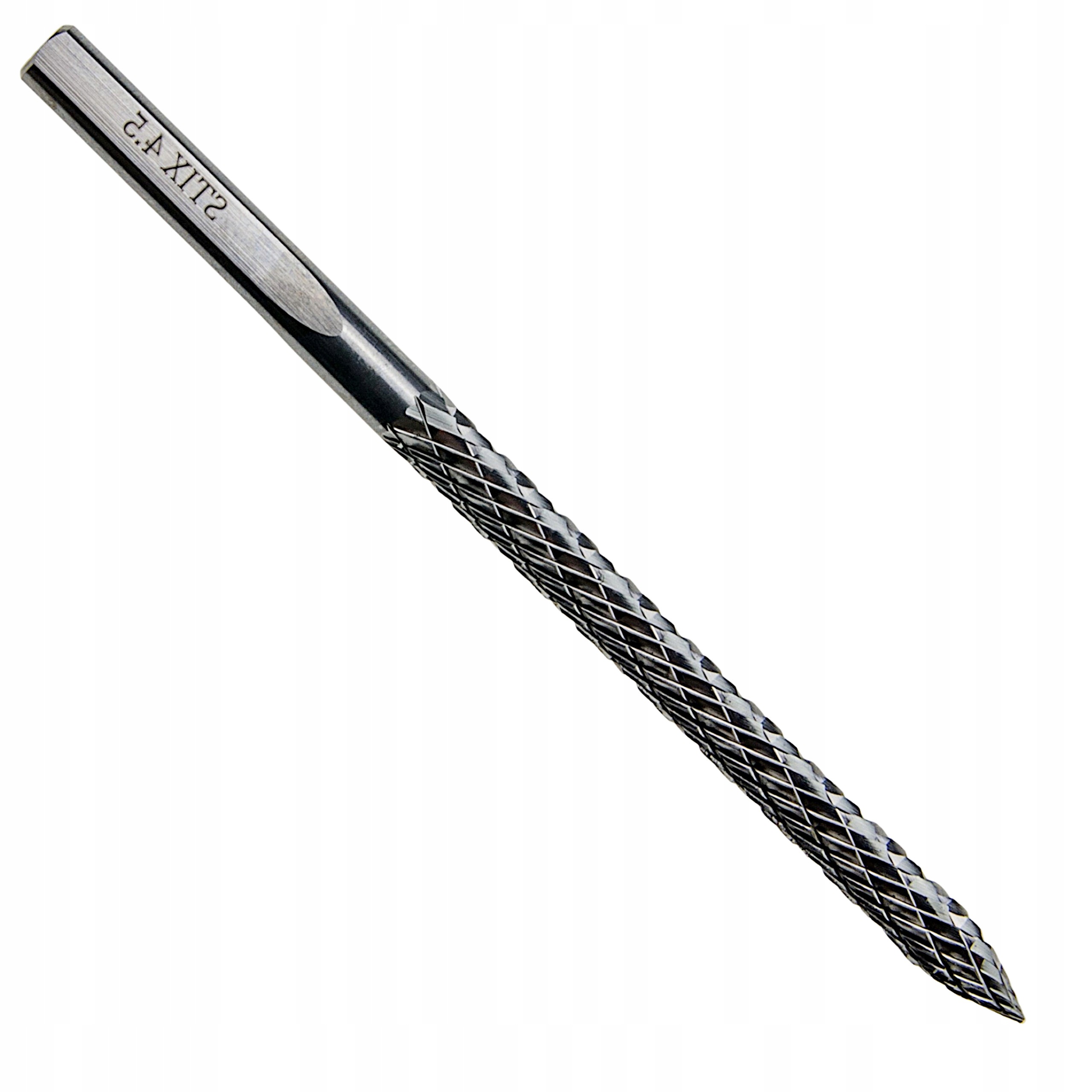 Frez 4,5X80MM Spiekany Węglik Wolframu Do Naprawy Opon, Obróbki Kordu Stix