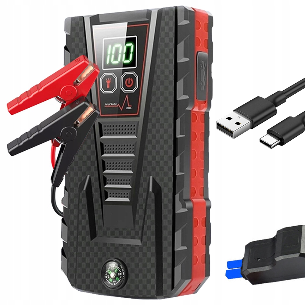 Booster Start Jump Starter Automobilové Startovací Zařízení 99800 mAh