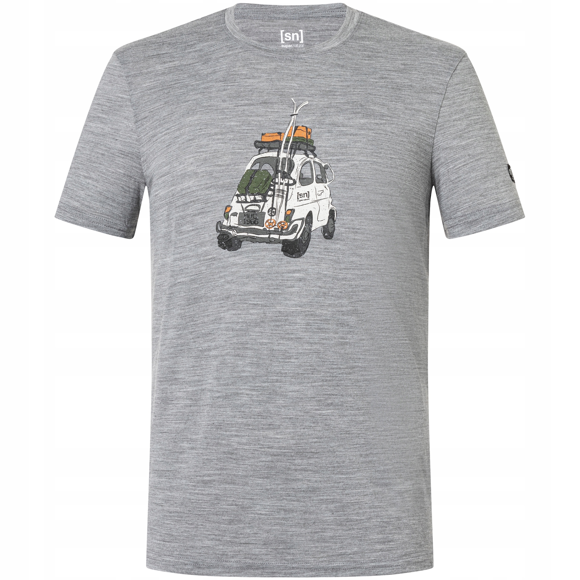 Koszulka męska t-shirt Super.natural M Carski Tee szara r. M
