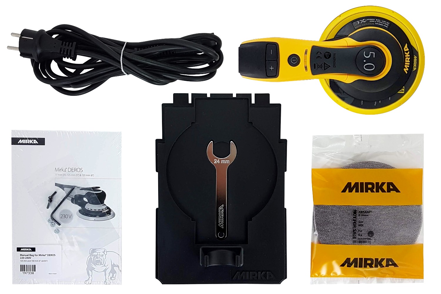 Электрическая шлифовальная машина MIRKA DEROS 650CV 150 мм 5 мм