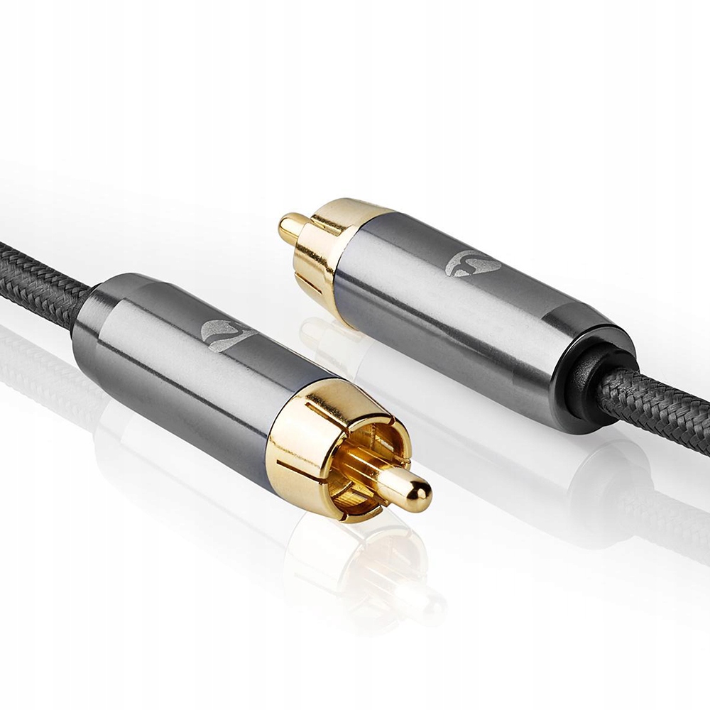 Kabel audio do subwoofera Nedis Profigold 1x RCA - 1x RCA 5m Kod producenta CATB24100GY50