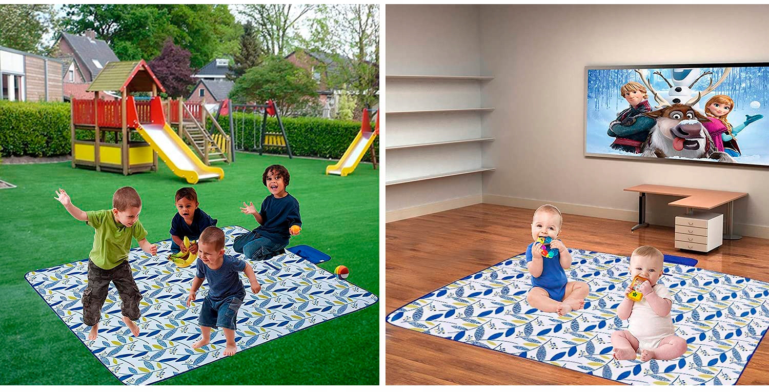 MATA PLAŻOWA PIKNIKOWA SKŁADANY KOC PIKNIKOWY PLAŻOWY PIKNIK 145X180 Szerokość produktu 180 cm